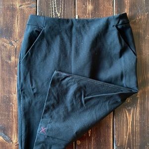 Black high waisted skirt
